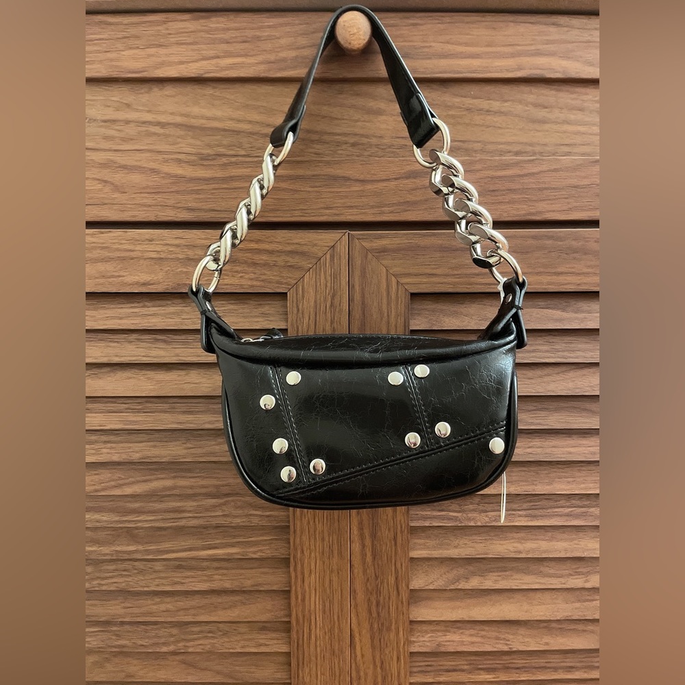 Urban outfitters vegan leather shoulder bag